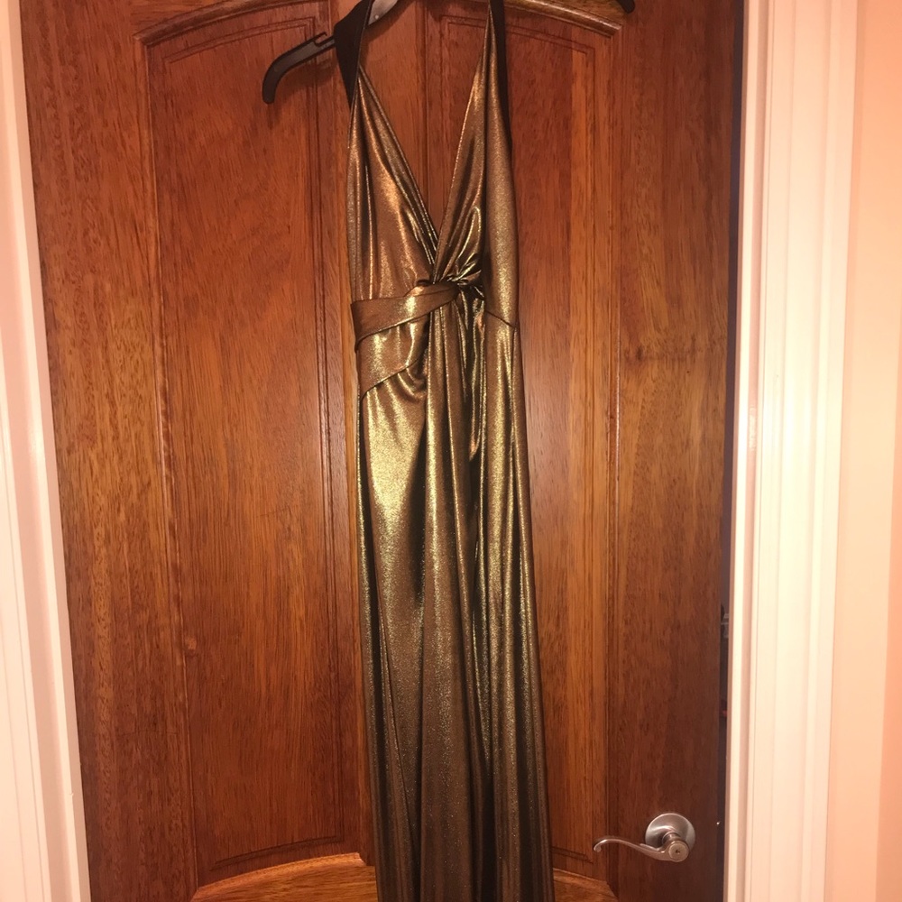Soft Gold Evening Gown